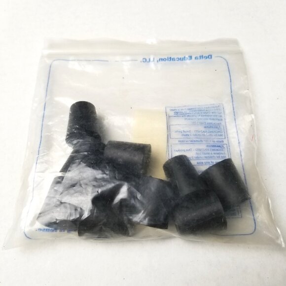 Delta Education Laboratory Rubber Stopper Set Size 2.5 NEW 3mm Hole Pack of 10 - Picture 4 of 5